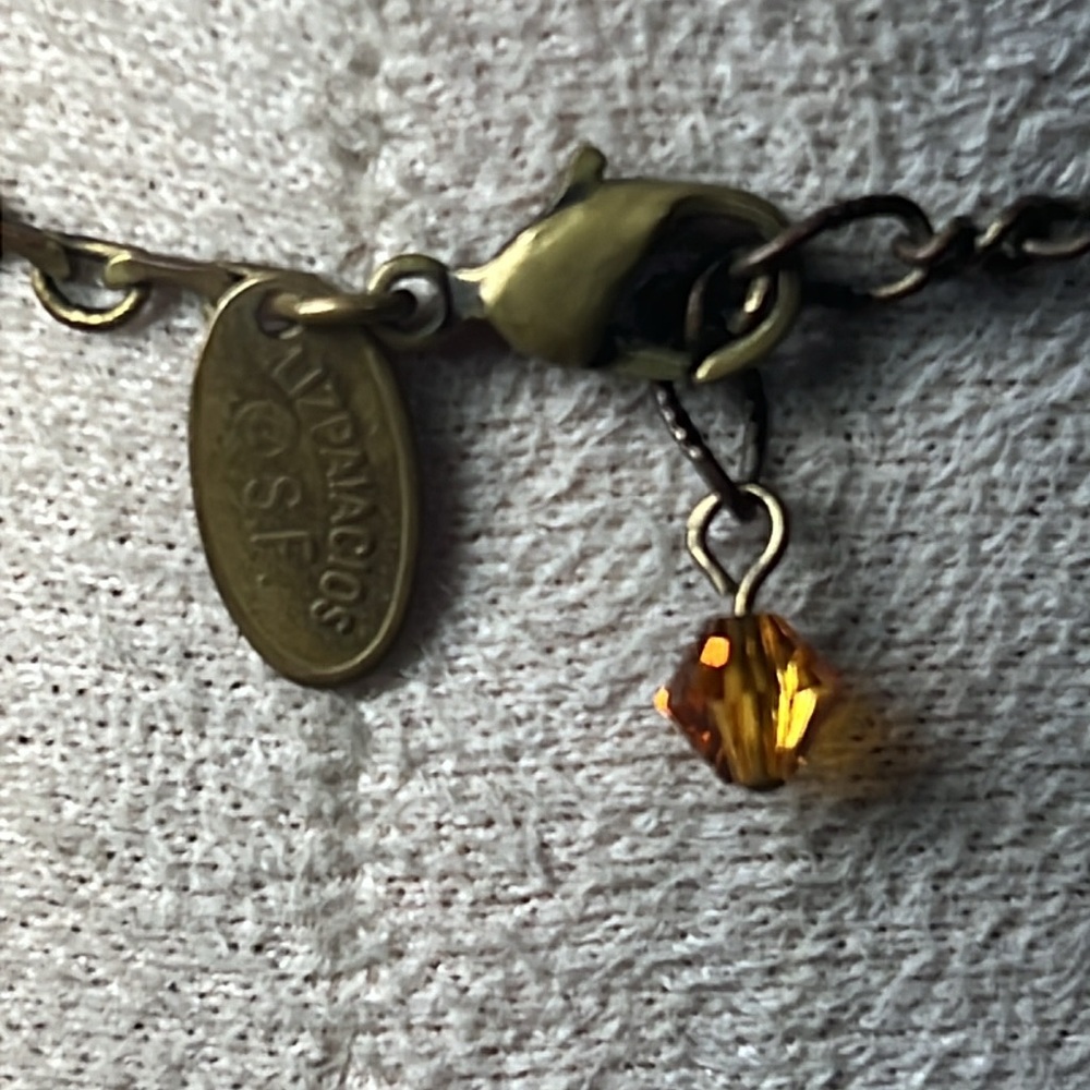 Liz Palacios Necklace with natural Stones. - Picture 5 of 5